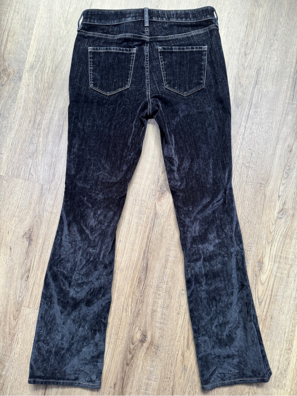 White House Black Market Velour - Velvet MID RISE Bootcut Pants - Size 2 - Picture 12 of 12
